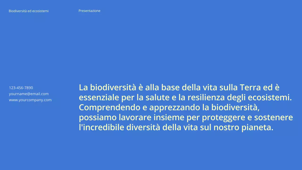 Materiale di studio sulla biodiversità e gli ecosistemi verde moderno