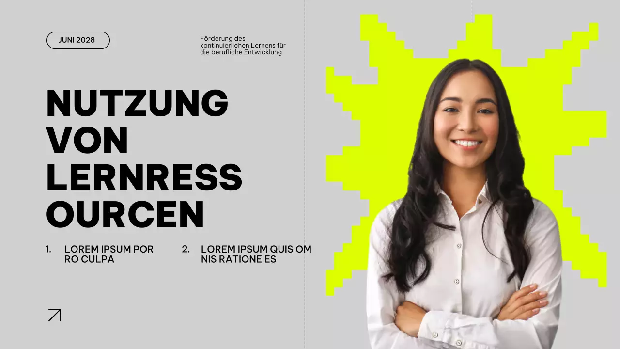 Grauer und kalkfarbener Trend zur Verbesserung des Studienplans Unterrichtsmaterial