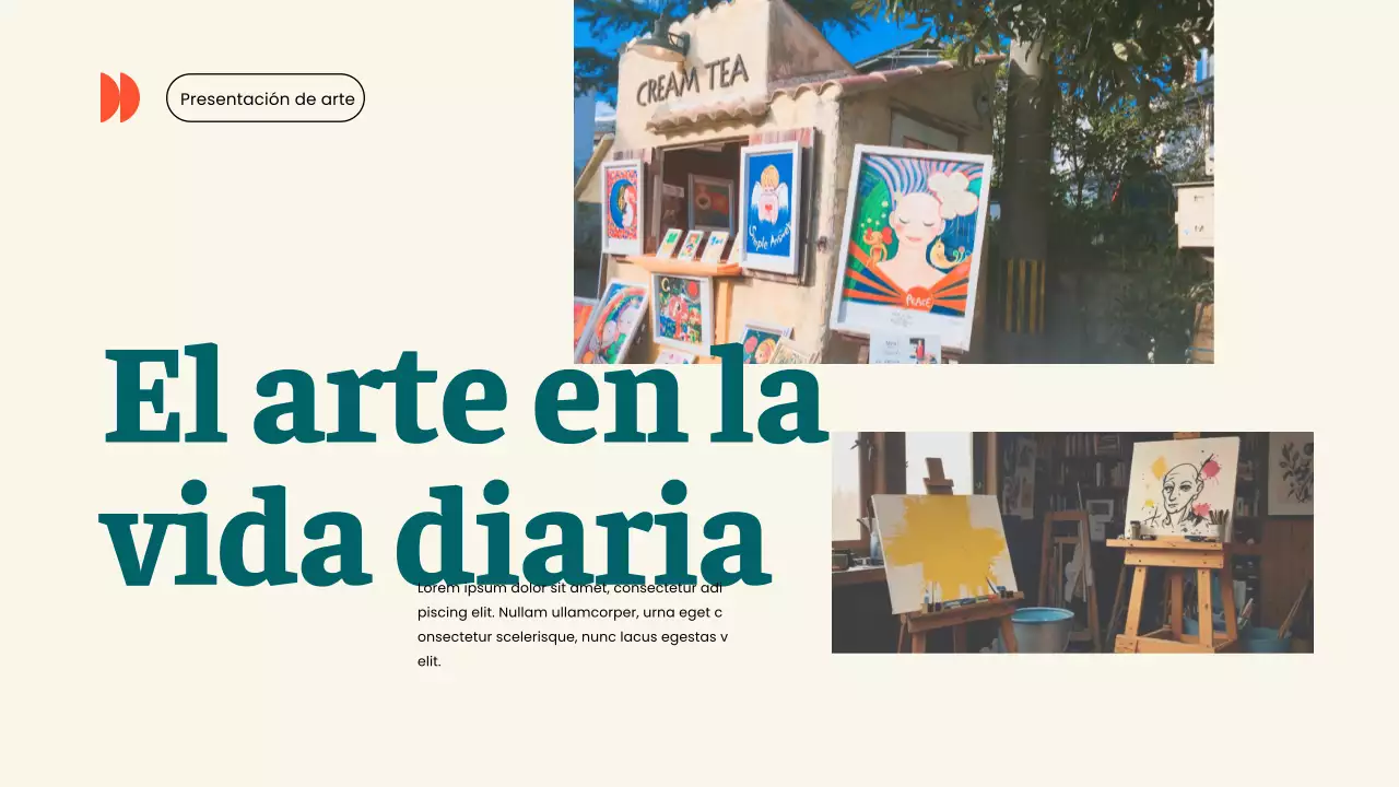 Amarillo Verde Simple La magia del arte Material de estudio