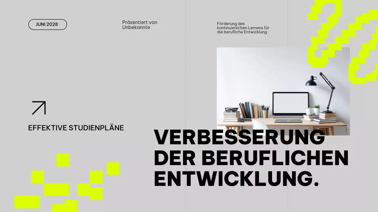 Grauer und kalkfarbener Trend zur Verbesserung des Studienplans Unterrichtsmaterial