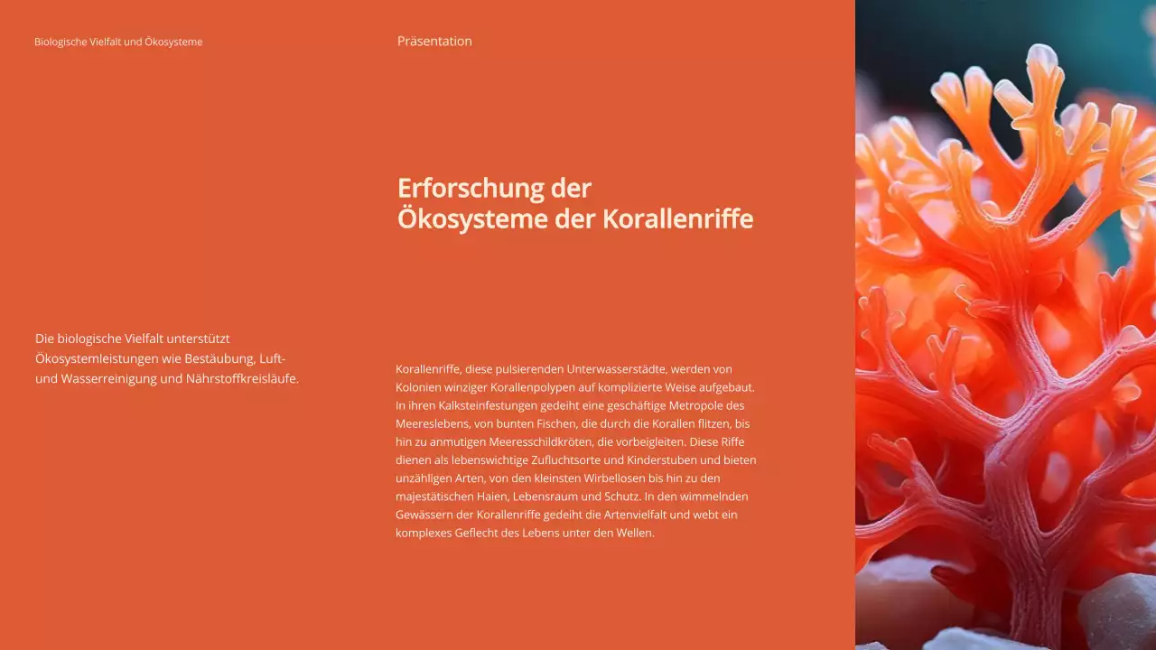 Green Modern Biodiversität und Ökosysteme Studienmaterial