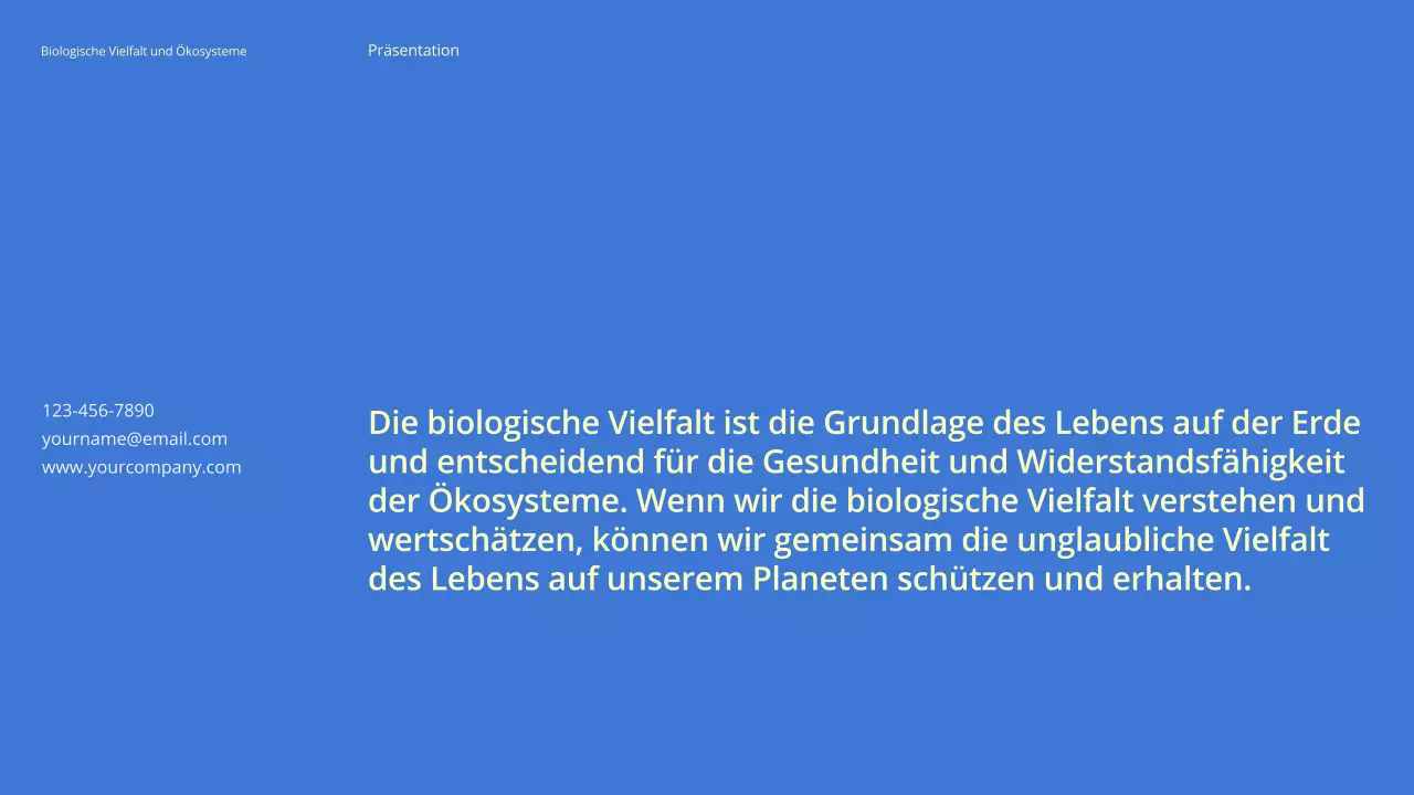 Green Modern Biodiversität und Ökosysteme Studienmaterial