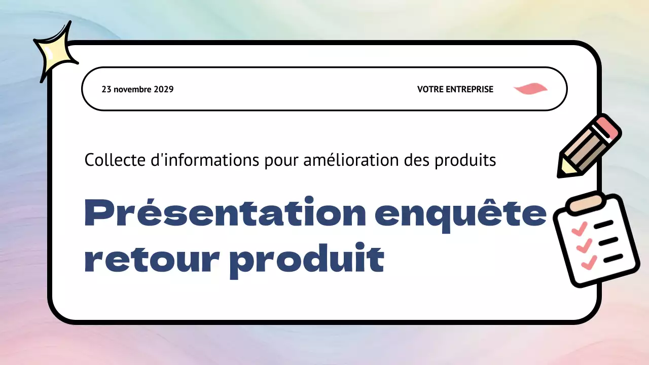 Enquête sur les réactions aux produits Rainbow Modern