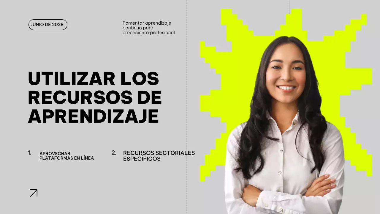 Material de clase del plan de estudio de mejora de las tendencias gris y lima