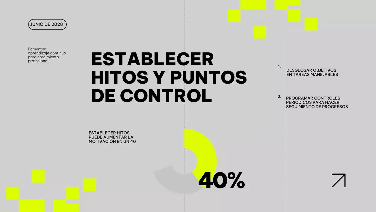 Material de clase del plan de estudio de mejora de las tendencias gris y lima