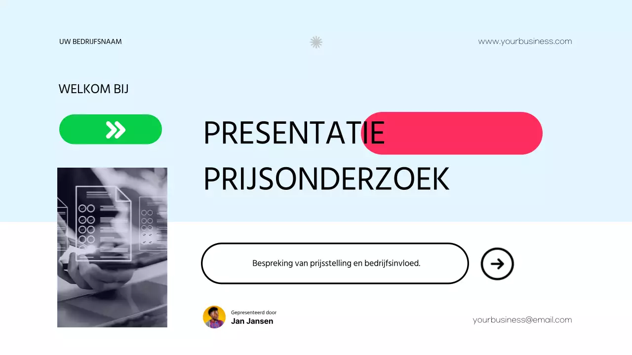 Rood en Groen Modern Prijsbeleid Onderzoek