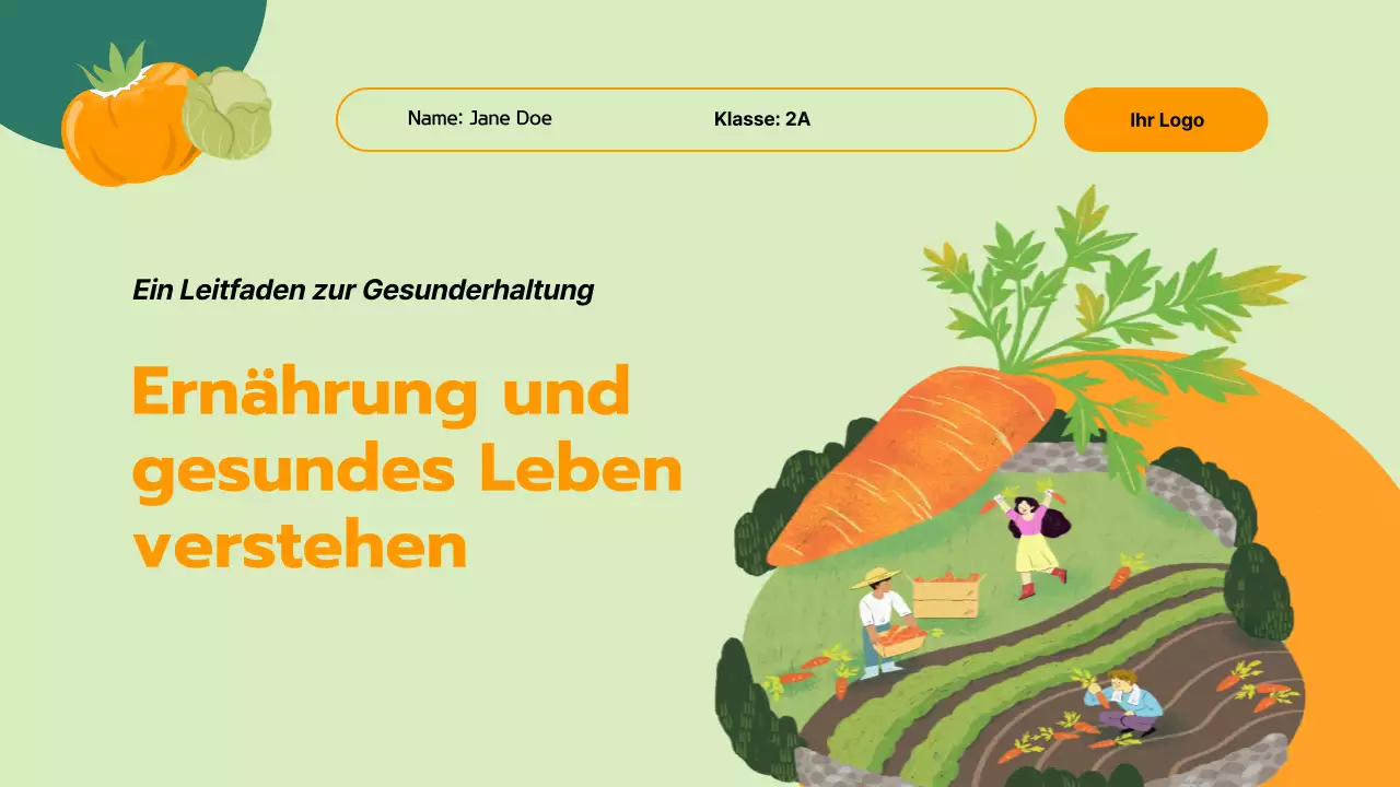 Green Simple Ernährung und gesundes Leben Unterrichtsmaterial