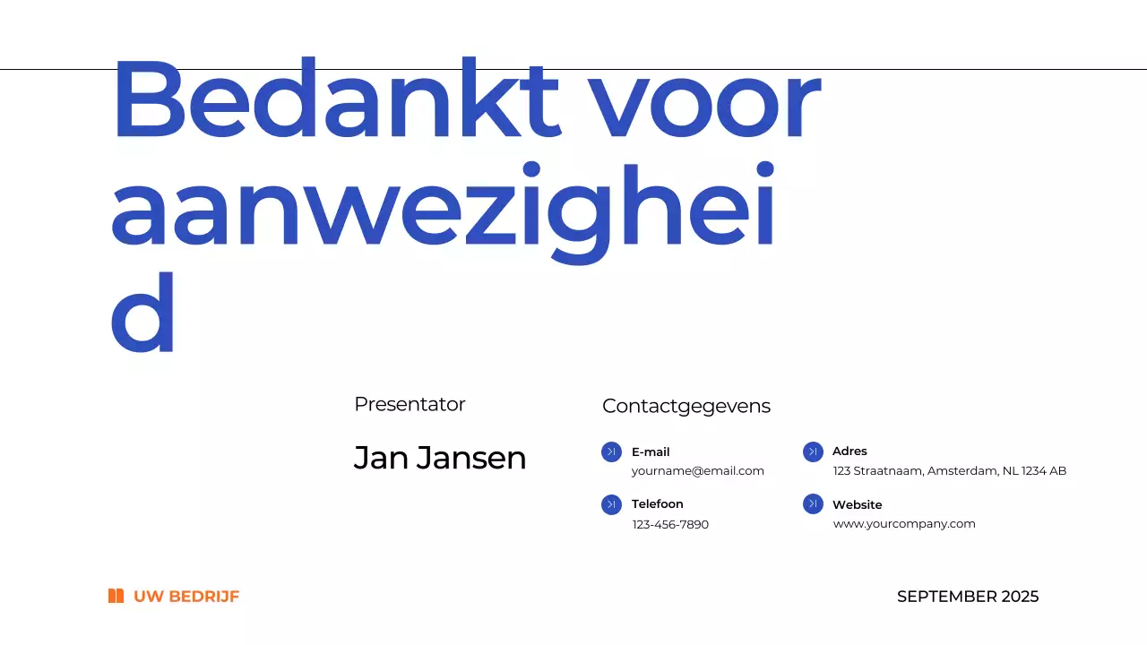 Blue Simple Time Management Plan Studiemateriaal