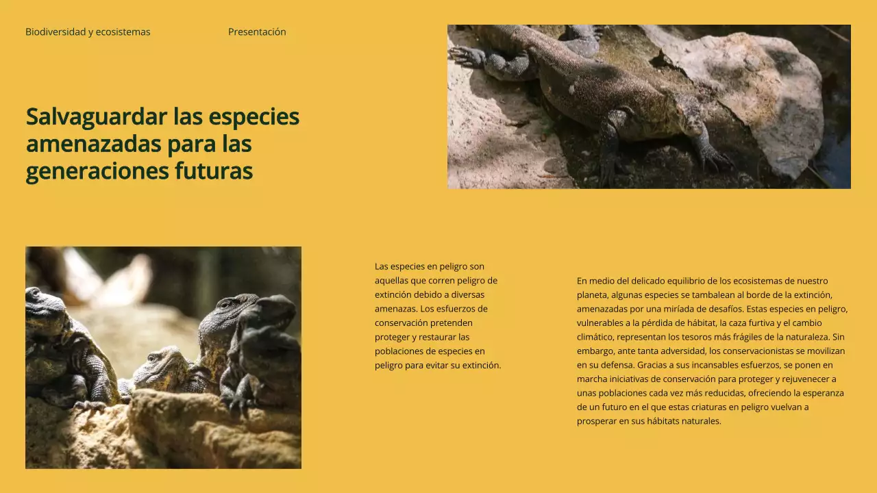 Green Modern Biodiversidad y Ecosistemas Material de estudio