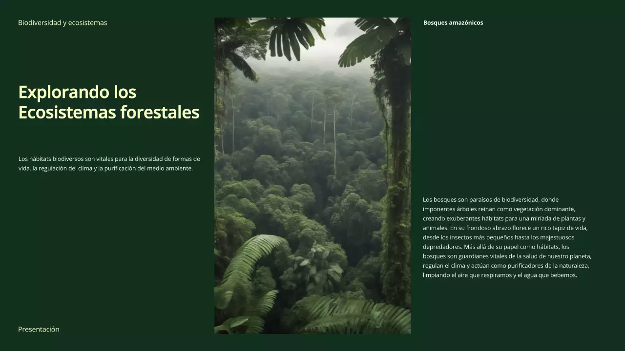 Green Modern Biodiversidad y Ecosistemas Material de estudio