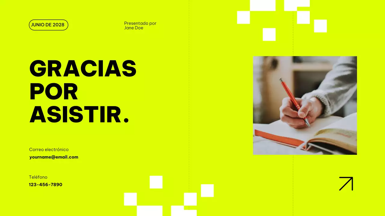 Material de clase del plan de estudio de mejora de las tendencias gris y lima