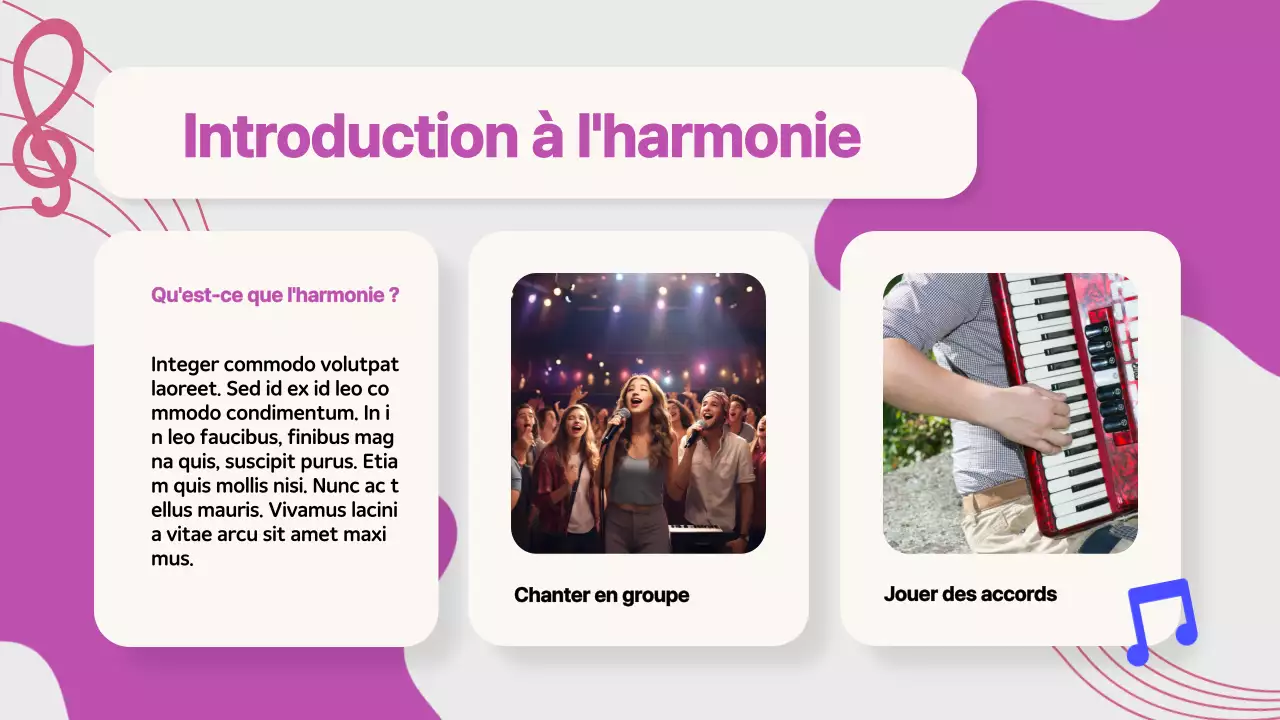 Purple Pop Music Melody Makers Study Materials