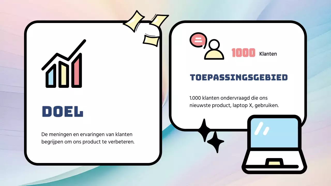 Rainbow Modern Feedback enquête