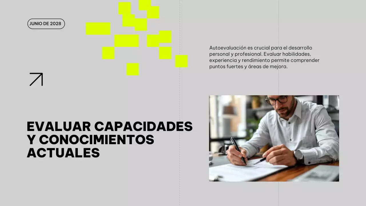 Material de clase del plan de estudio de mejora de las tendencias gris y lima