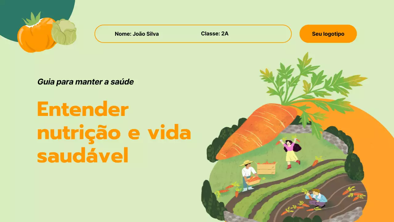 Material do curso de nutrição e vida saudável Green Simple