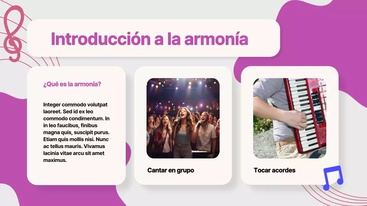 Purple Pop Music Melody Makers Material de estudio