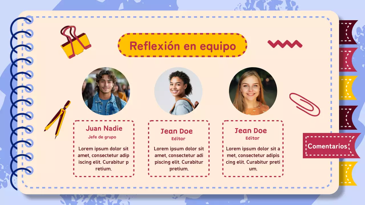 Material de estudio del proyecto de grupo de animación Purple