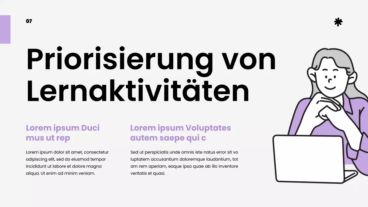 Lila Weiß Einfaches Strategisches Studium Unterrichtsmaterialien