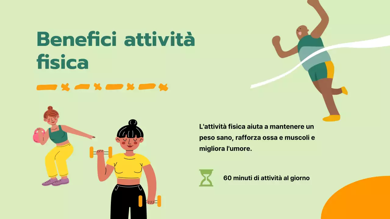 Materiale del corso di nutrizione e vita sana Green Simple