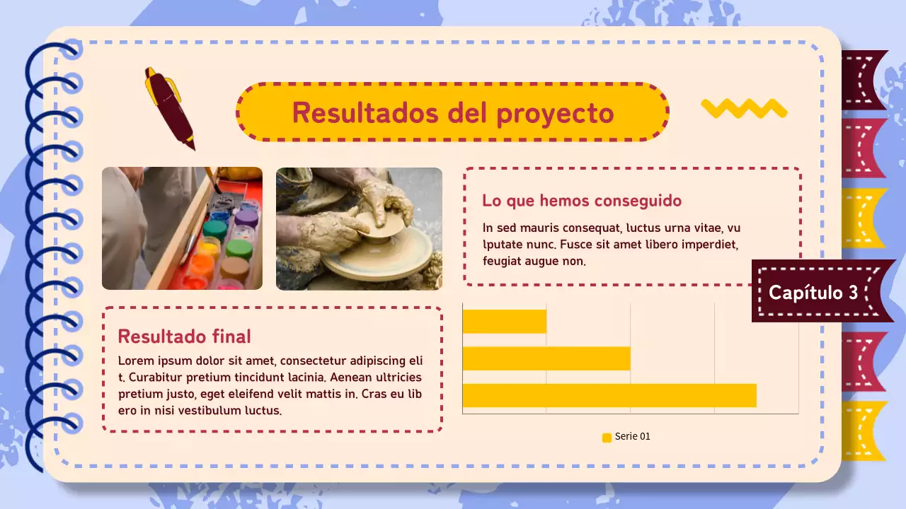 Material de estudio del proyecto de grupo de animación Purple