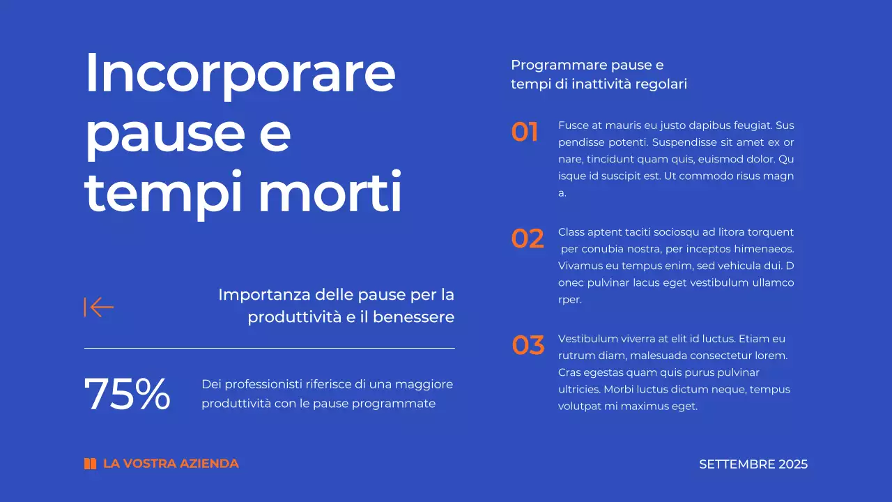 Materiale di studio del Piano di gestione del tempo blu semplice