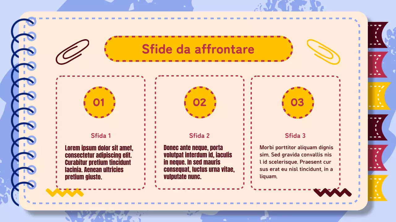 Materiale di studio per il progetto di gruppo di animazione viola