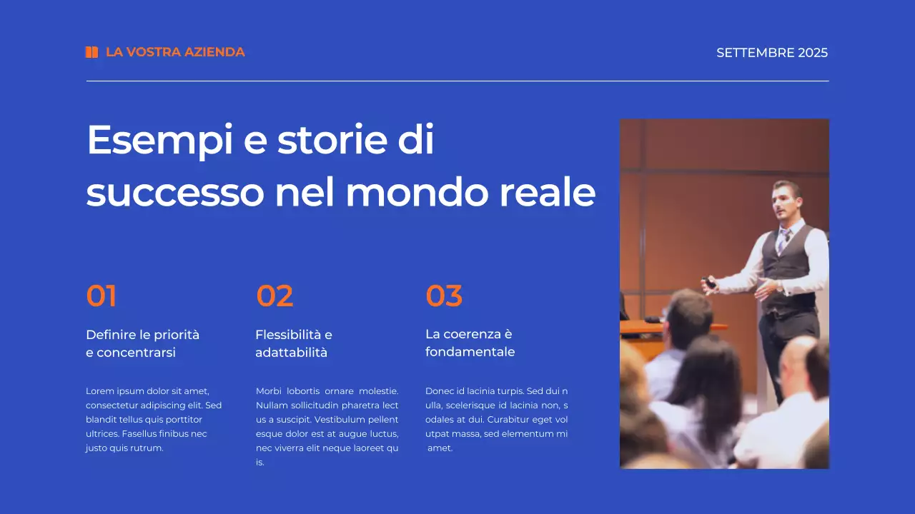 Materiale di studio del Piano di gestione del tempo blu semplice