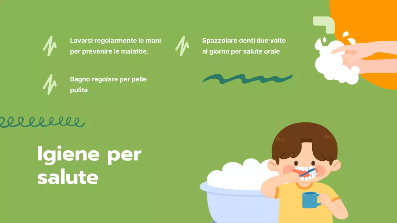 Materiale del corso di nutrizione e vita sana Green Simple