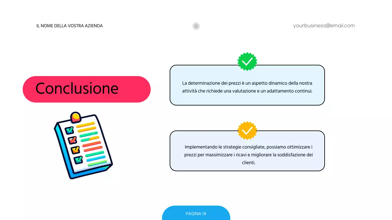 Sondaggio rosso e verde sulla strategia di determinazione dei prezzi delle aziende moderne