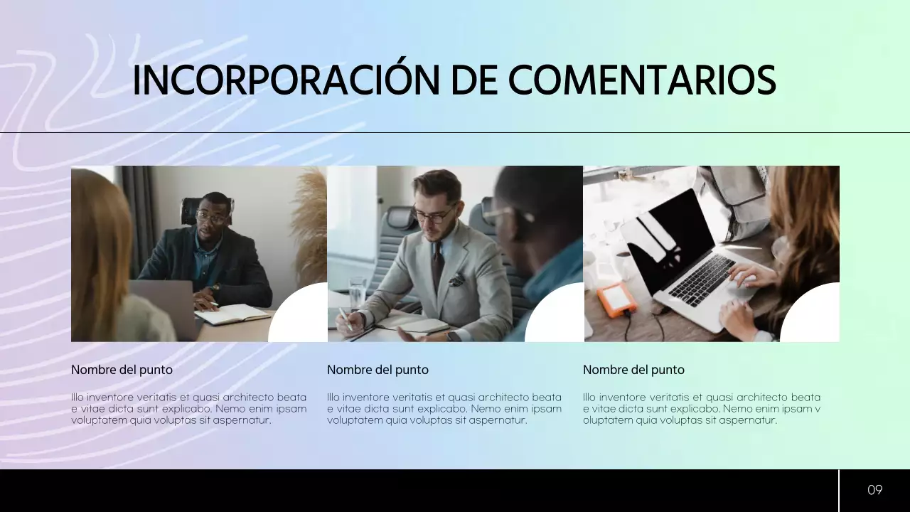 Plan de estudio moderno verde y azul Material de clase