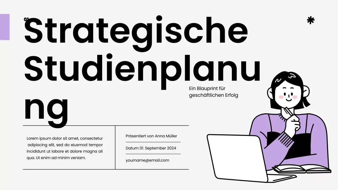 Lila Weiß Einfaches Strategisches Studium Unterrichtsmaterialien