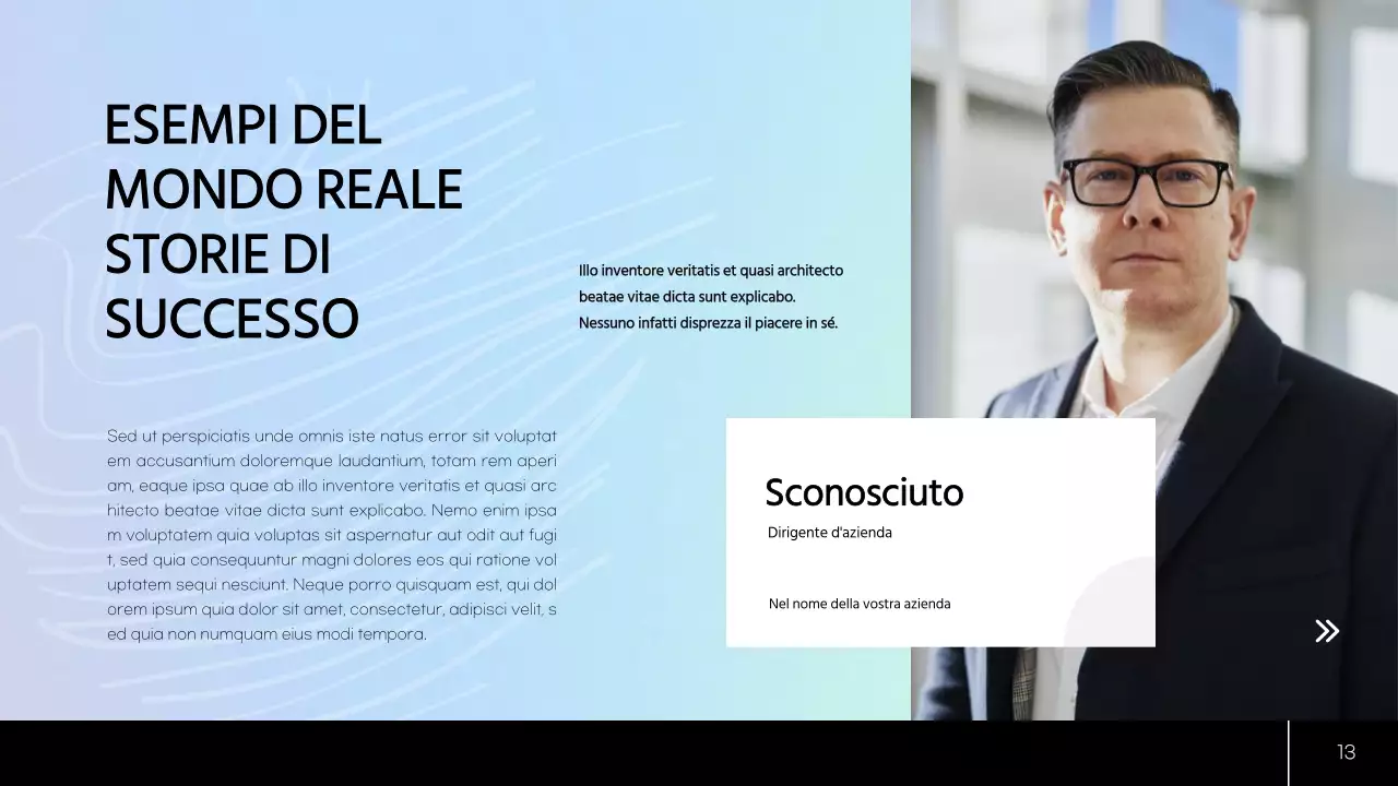 Piano di studio moderno verde e blu Materiale di classe