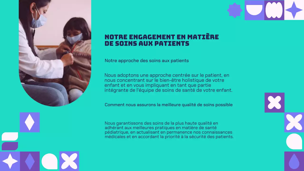 Purple And Green Modern Healthcare Solutions Présentation de l'entreprise
