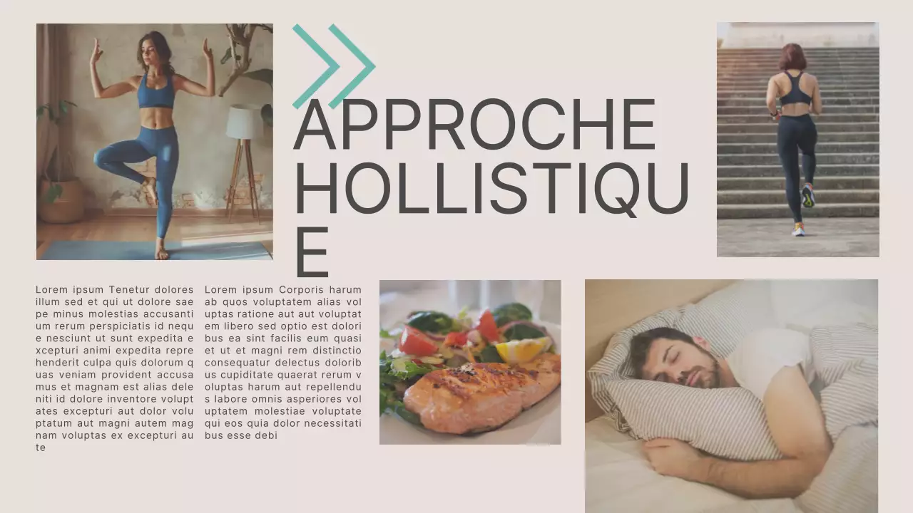 Matériel de conférence pour le webinaire sur la santé et le bien-être modernes bleu et jaune