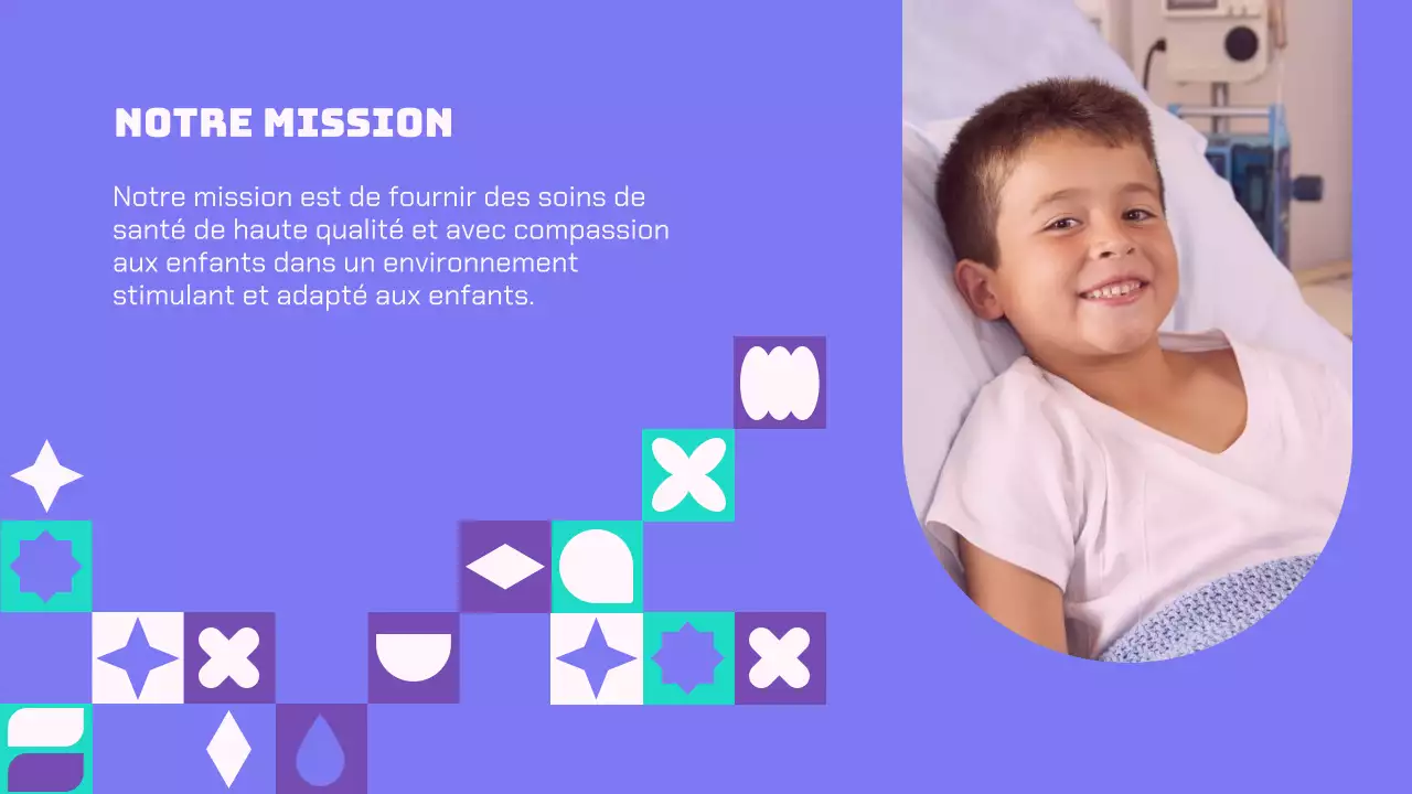 Purple And Green Modern Healthcare Solutions Présentation de l'entreprise