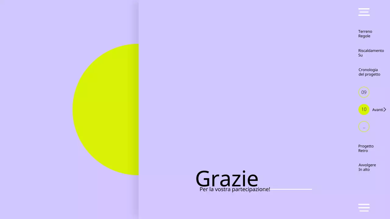 Viola Giallo Moderno Semplice Retrospettiva di squadra