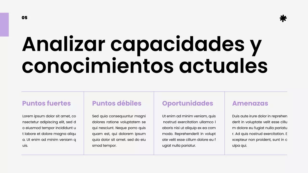 Púrpura Blanco Simple Estratégico Estudio Materiales de clase