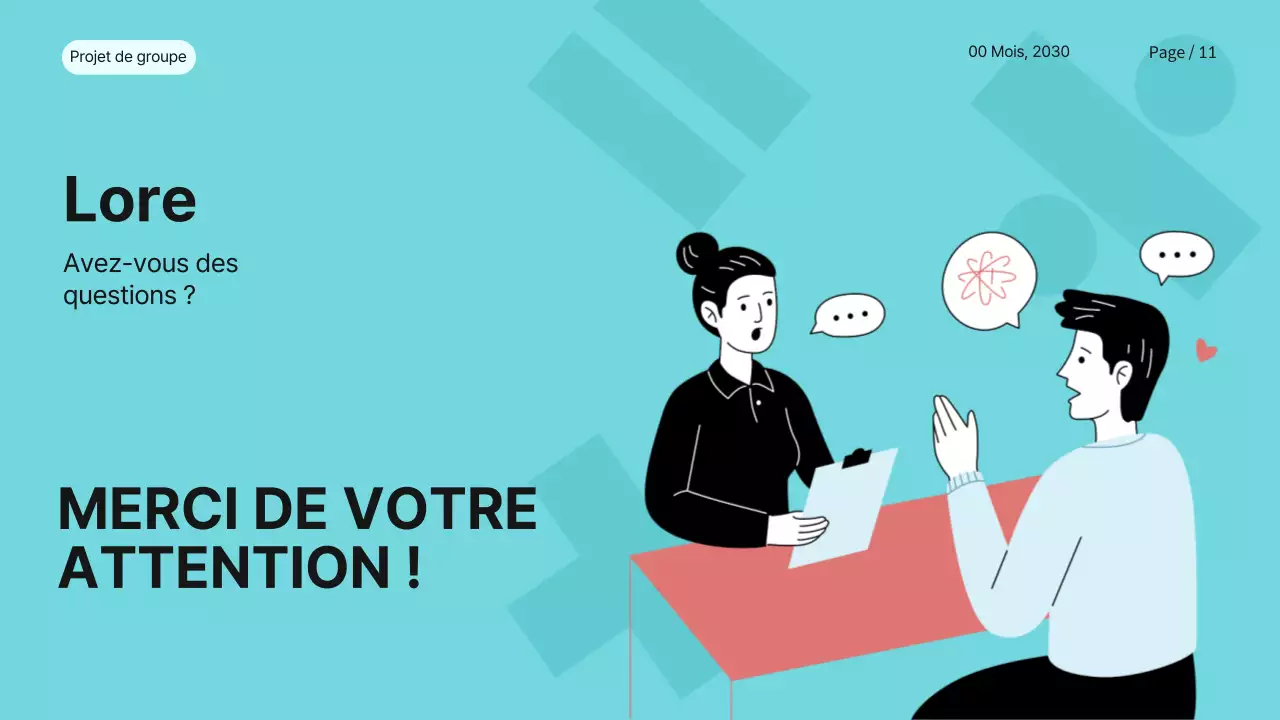 Bleu Rose Blanc Simple Moderne Projet de Groupe Mathématiques Matériel d'étude