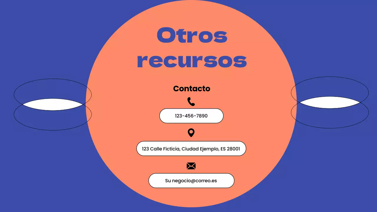 Azul y naranja Estrategia empresarial de email marketing simple