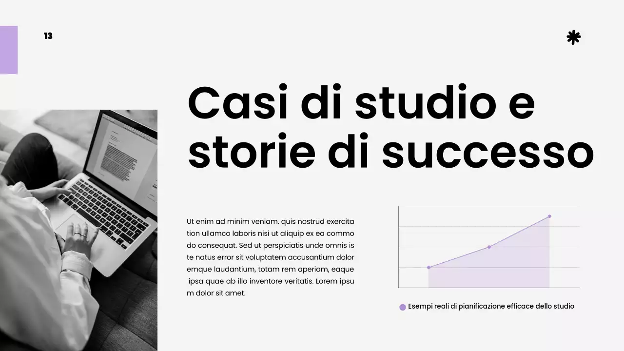 Viola Bianco Semplice Materiale di studio strategico di classe