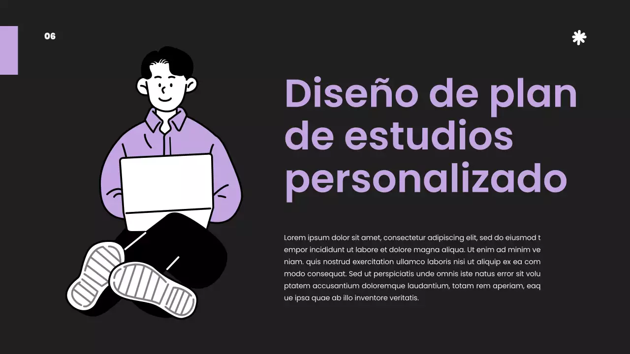 Púrpura Blanco Simple Estratégico Estudio Materiales de clase