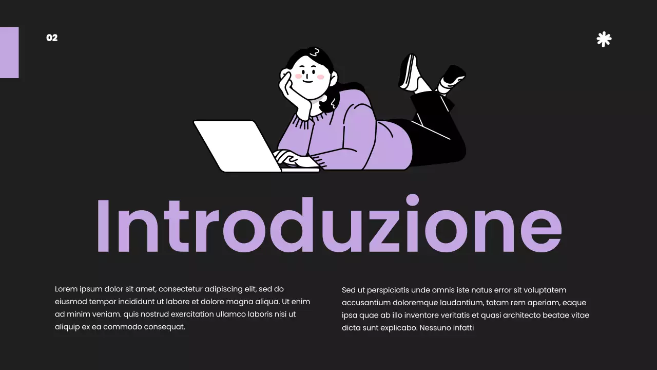 Viola Bianco Semplice Materiale di studio strategico di classe