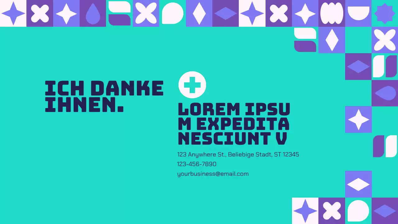 Purple And Green Modern Healthcare Solutions Unternehmensvorstellung