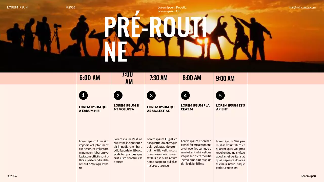 Proposition de team building moderne ivoire et orange