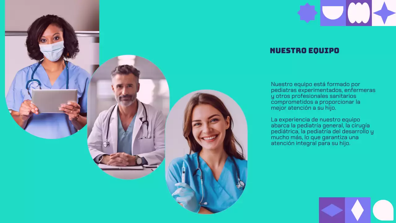 Purple And Green Modern Healthcare Solutions Presentación de la empresa