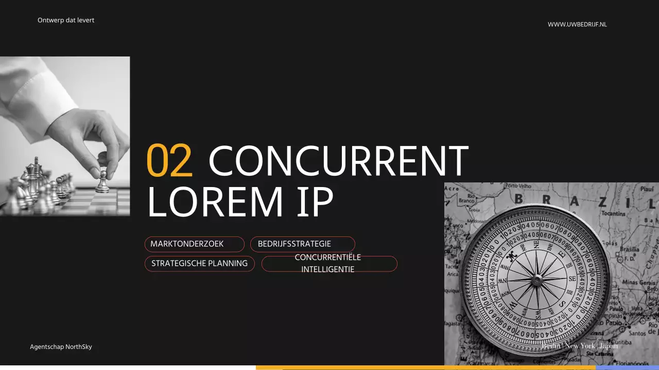 Black And Grey Modern Ontwerpbureau Introductie van het bedrijf