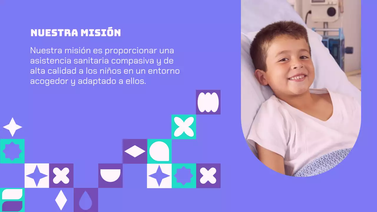 Purple And Green Modern Healthcare Solutions Presentación de la empresa