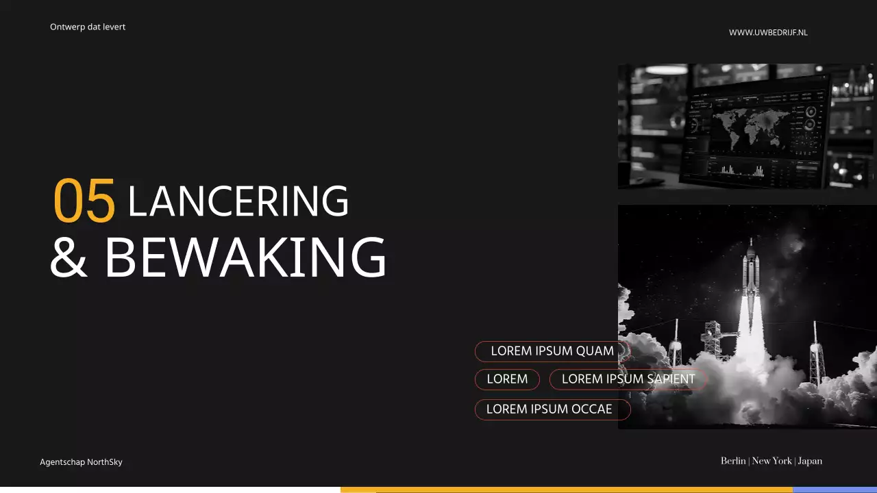 Black And Grey Modern Ontwerpbureau Introductie van het bedrijf