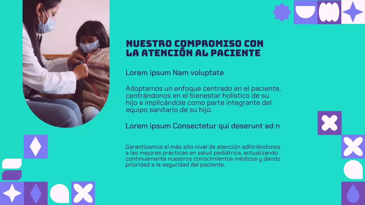 Purple And Green Modern Healthcare Solutions Presentación de la empresa