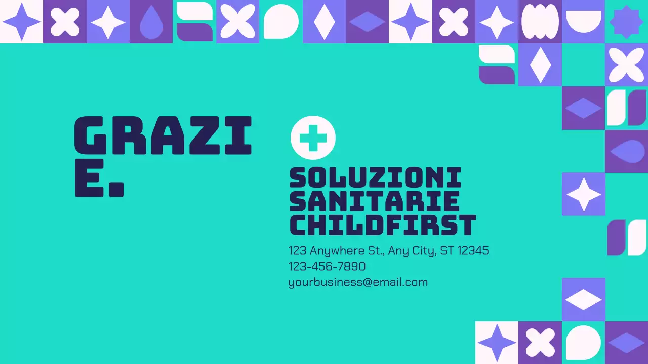 Purple And Green Modern Healthcare Solutions Introduzione aziendale